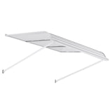 Aluminum Awning 1219 1066 mm, Durable Window Awning Door Canopy, Lightweight and Stable Aluminum V952-JSGDSZYP48IN8SUGTV0