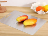 Heavy Duty Stainless Steel Cutting Board with Double-Sided Metal Chopping for Kitchen Use V1370-AZ4-08939