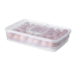Portable Egg Storage Box 34 Grids Plastic Egg Storage Carrier with Handle for Kitchen Refrigerator V1294-YM0901-3117240151711