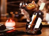 1 pcs Metal Cat Shape Wine Rack Creative Wine Rack Wine Cabinet Decoration Modern Style Cute V1366-AZ2-W-05450