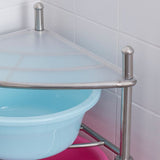 Stainless Steel Bathroom Storage Shelf,Four-Layer Storage Rack, Bathroom Triangular Rack, Washbasin V1161-107889