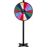 24 inch Spinning Prize Wheel, 14 Slots Spinning Wheel, Roulette Wheel with a Dry Erase and 2 V952-CJZLJP24YCLDOLAIQV0
