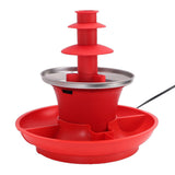 3 Tier Electric Chocolate Fountain Machine Automatic Melting Chocolate Fondue Fountain Party V1294-YM0901-3118250186311