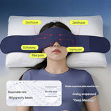 Home and Travel Sleep Aid Bundle - White Dual Mode CES Microcurrent Sleep Aid Device and Pink V888-ELOSUNG53643