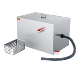 Commercial Grease Trap, 40 LBS Grease Interceptor, Side Inlet Interceptor, Under Sink Stainless V952-YSFLQCRKYSBX1GX1DV0