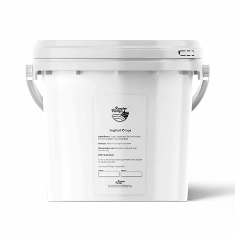 2.6Kg Dog Treat Yoghurt Drops - Natural Flavoured Australian Puppy Melts Bucket V238-SUPDZ-40467735511120