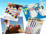 8 Pcs Beach Towel Clips Cute Towel Clips for Chairs Beach Towel Holder Clothes Pegs Clothes Pins for V1192-AZ-W-23055