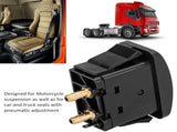 Air Spring Activation Switch Electric Cab Seat Valve Switch Paddle Type Push to Snap Tab ON Off ON V1188-YT-A-140