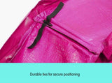 08ft Trampoline Replacement Safety Pad and Net Round 6 Poles Pink TRP-PNO-0806-PK