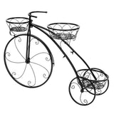 3 Tier Bicycle Style Flower Pots Indoor Outdoor Garden Shelf Rack Metal Plant Stand Au V767-XJJ280-V2