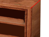 Wood Mini Figure Display Cabinet Display Shelf Miniature Display Case for Memorabilia Valuable V1294-YM0901-3117240224011