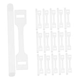 150 Pieces Transparent Plastic Box Handles for Easy Grip Replacement Cardboard Cartons and Boxes V1366-AZ2-W-18913