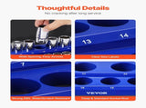 Magnetic Socket Organizer Set, 6PCS Socket Holder, 1/4'', 3/8'' & 1/2'' Metric SAE Socket Trays with V952-TTJCXSHL6JTC3DNUPV0