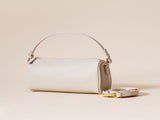 Genuine Leather Boston Bag - Mini Barrel Crossbody & Top Handle Purse V888-ELOSUNG35970