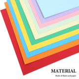 250gsm Colored Cardstock Paper 50 Sheets for Crafts, Birthdays, Holidays, New Year, and Special V1192-AZ-W-27432