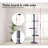 CARLA HOME Floor to Ceiling Cat Tree Tower with Adjustable Height 230-286cm for Indoor Cats LSB-36388