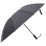 Black Umbrella for Rainy Days, 41-Inch Canopy with Rubber Handle, 1 Set V1366-AZ2-W-19199