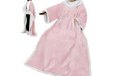 Flannel Lamb Wool TV Blanket, Multi-Functional Sleeved Lazy Throw for Home - Pink V1263-JX-7719-1