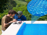 8 x ft Pool Hot Tub Solar, 16 Mil Heavy Duty Trimmable Floating Thermal Blanket Spa Bubble V1259-DP01-A-1157