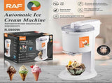 Automatic Ice Cream Maker for Home Use, Compact Countertop Machine for Fresh DIY Desserts, Soft V1341-ZY-7C876YNZ-WHITE