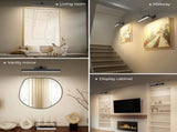 Picture Lights for Wall, Battery Operated Picture Light 16in Gallery Light for Paintings CCT V1171-CB-TR-BPL-1-USB-RM-40CM