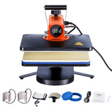 VEVOR Heat Press Machine 12x15in 6in1 Sublimation Transfer T-shirt Plate Mug Cup V952-YTSTHJY121561J3VHV3