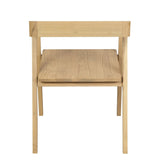 Kyoto Solid Oak Arm Chair - Set of 2 V199-CH054IFOSF2N
