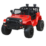 Rigo Kids Electric Ride On Car Jeep Toy Cars Remote 12V Red RCAR-JEP-4WS-RD