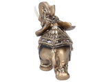 Resin Elephant Statue Figurine Crafts Desktop Ornaments for Home Living RoomGold L 16.5x8x16cm V1294-YM0718-3115200145211