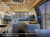 Screen Sliding Door Van Screen Mesh Curtains Easy to Install and Remove, Universal Fly Screen V1192-AZ-W-3009