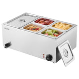 VEVOR Commercial Electric Food Warmer 5-Pan Countertop Buffet 14.5L Bain Marie V952-SYSPBWQPTK11HFYAQV3