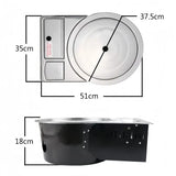 AMZ Korean Portable Gas BBQ Stove Grill Plate Burner Butane Camping Gas Cooker V255-AMZ-KOREANBBQ-STOVE