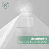 Queen Size 100% Waterproof Mattress Protector, Mattress Pad Cover Fitted 8"-21" Deep Pocket, 3D Air V1258-DP02-C-1263