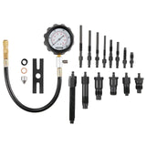 Diesel Engine Compression Tester, 18 pcs Cylinder Pressure Test Tool Kit, with 0-1000 psi Gauge and V767-VVR-QCQGYLCSYCY0OQGECV0