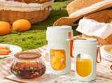 Portable Electric Juicer 450ml, USB Rechargeable Mini Blender for Smoothies and Shakes, Home and V1237-ZY-917-031