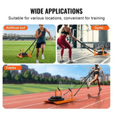Weight Power Pull Push Sled Fitness Strength Speed Training Sled Orange V952-LXQC12YCTXDWMQYRZV0