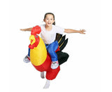 90-130cm Inflatable Rooster Halloween Costume Blow Up Suit Battery Power Cosplay Costume V1263-JX-1155