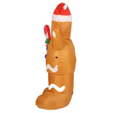 1.5m Height Christmas Inflatables Gingerbread Man Candy Canes Blow Up Yard Decoration Snowman V1294-YM3115220106714-0421