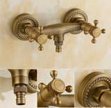 Copper Washing Machine Faucet Hot & Cold Vintage Mixer Tap, Antique Style Bathroom & Bathtub V1107-113-85338