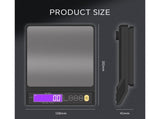 Rechargeable Baking Electric Scale IP67 Waterproof High Accurate Kitchen Scale with Counting Tare V1263-JX-2452