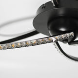 Irie Dimmable 3 Lights LED Ceiling Light - Black V558-LL002CL011B