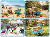 Keezi Kids Sandpit Beach Toys Set Wheelbarrow Shovels Animal Molds Sand Play PLAY-SAND-CAR