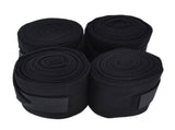 4Pcs Horse Leg Warp Self Adhesive Breathable Wear Resistant Animal Leg Bandage for Cows Horses Black V1294-YM0523-3111220079311