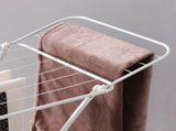 Mini Double-Wing Floor-Standing Folding Clothes Drying Rack-White V1161-108767