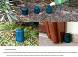 2-pack Outdoor Snake Repellent Dispenser - Weatherproof Scent Release Station for Garden Lawn V888-ELOSUNG56558