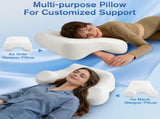 Side Sleeper Pillow for Adults with Arm Holes, Slow Rebound Memory Foam Arm Pillow for Comfortable V1107-115-56521-BLU