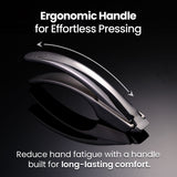 Gourmet Easy Garlic Press No Need to Peel, Stainless Steel Garlic Mincer, Garlic Crusher V1376-GARLECOMBO