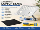 Adjustable aluminum alloy laptop stand , adjustable height and V888-ELOSUNG54394