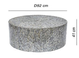 MONT BLANC MOTHER OF PEARL HAND MADE COFFEE TABLE V742-FEH4