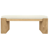 Adelle Solid Mindi Timber Bench - Small V199-BE130ADNIW